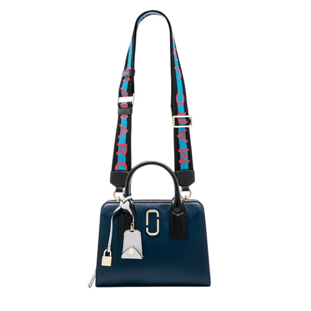 Marc Jacobs Little Big Shot Satchel Bag in Blue Sea Multi